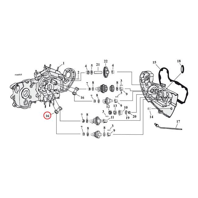 MCS Lock Plate, Cam Gear – 1958–1990 XL Sportster