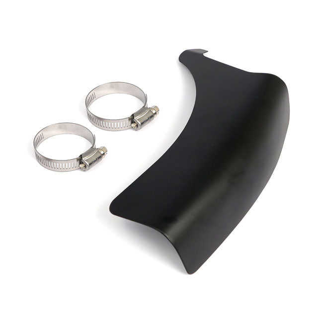 MCS FL Shovel Horizontal Crossover Heat Shield Black – 1965–1984 4-Speed FL