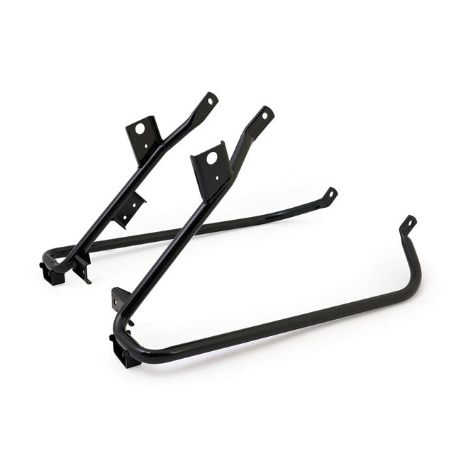 MCS Saddlebag Support Bracket Set. Black – 2009–2013 FLHX; FLTRU; FLTRX