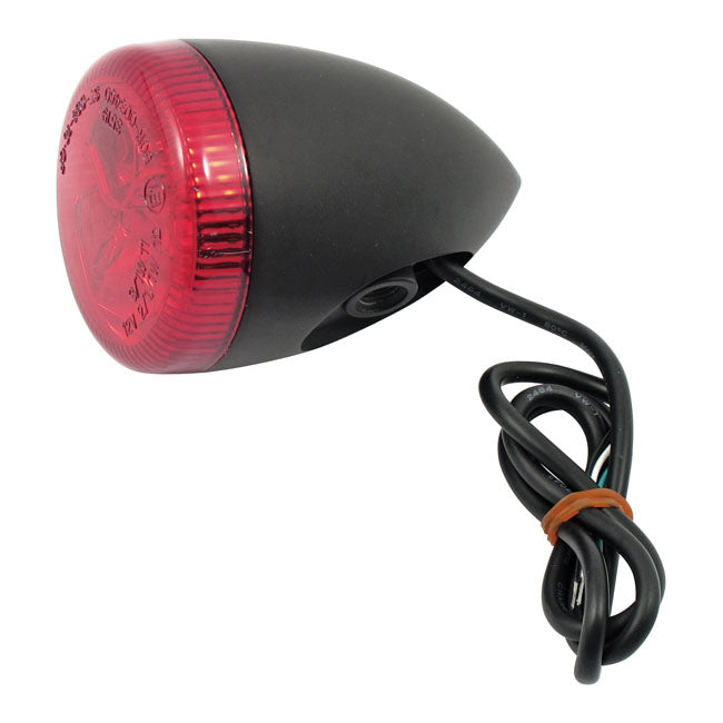MCS 3-1 LED Bullet Taillight / Turn Signal Combo. Black. Red – 2009–2012 XL883N Nightster; Custom…