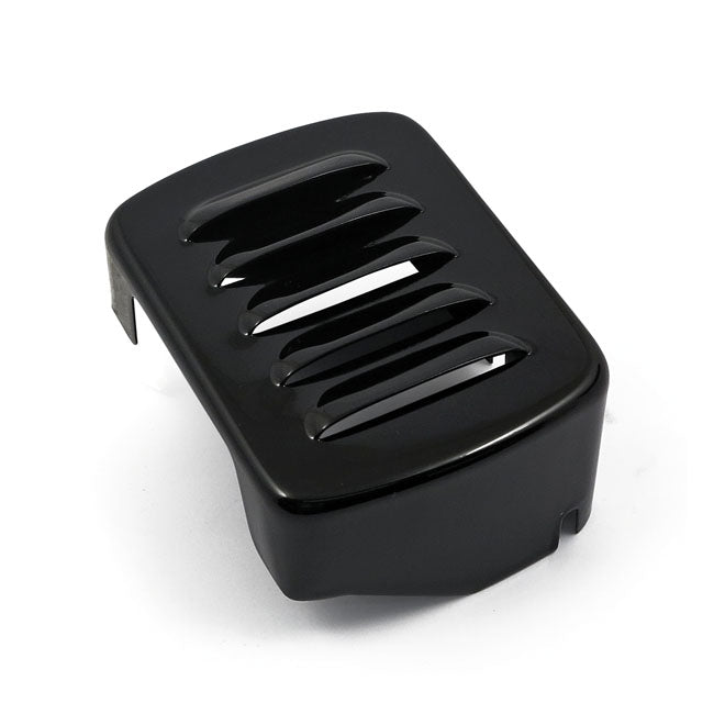 MCS Custom Coil Cover, Louvered. Black – 1965–1984 4-Speed Big Twin; 1984–1999…