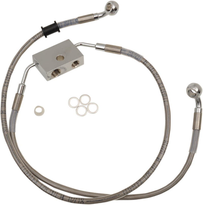 Drag Specialties Frt Brake Line Xl Ss +6 - Part #17415334 - Hogparts UK