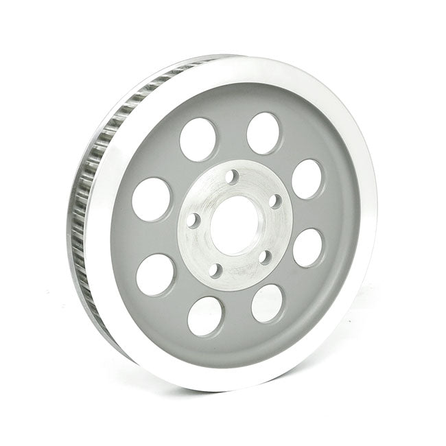 MCS Reproduction OEM Style Wheel Pulley 61t, 1-1/8" Belt. Silver – 1991–1999 XL Sportster