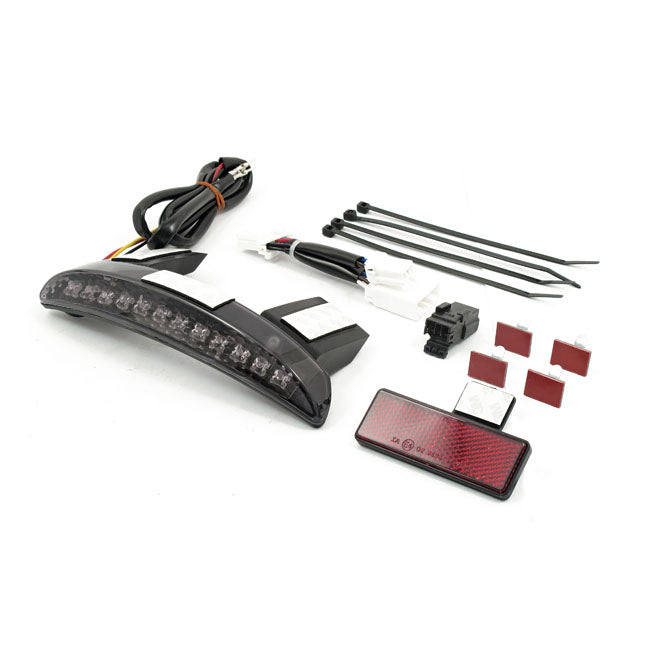 MCS Chopped Fender Edge LED Taillight. Smoke Lens – 2011–2013 883n; 1200v; 1200x