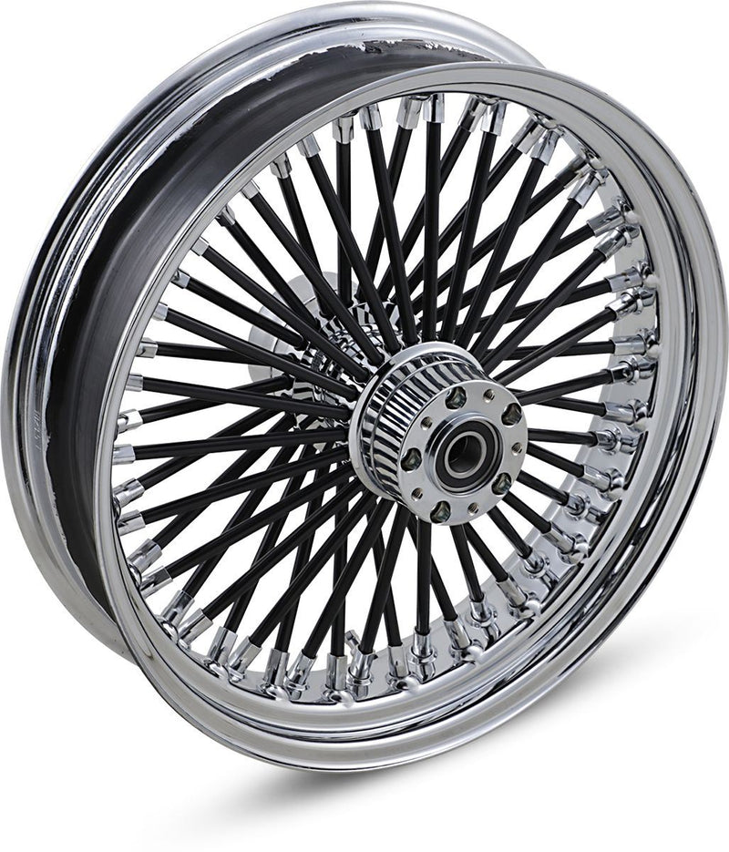 Drag Specialties Fat Daddy Front Wheel 18X3.5 Dual-Disc Black - Part #02030351 - Hogparts UK