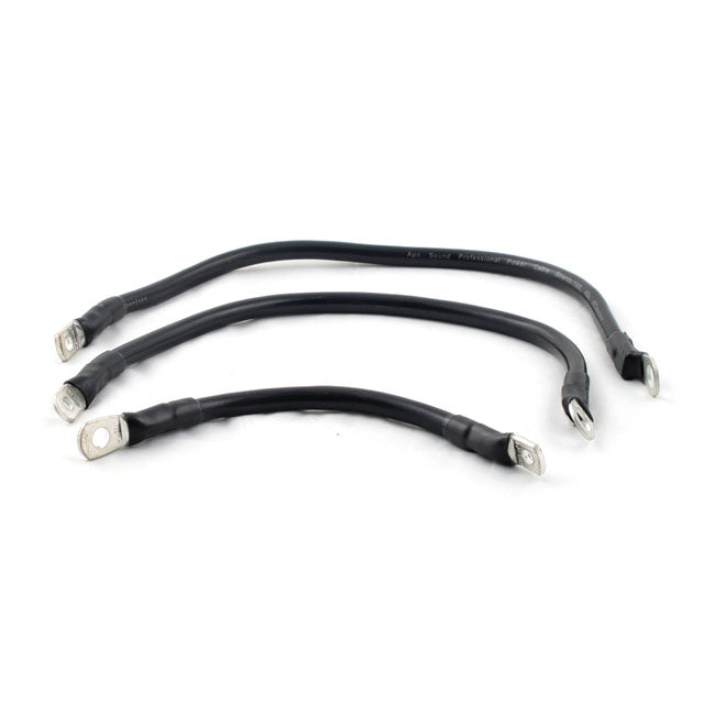 All Balls Battery Cable Kit. Black. 9", 30", 30" – 1980–1988 FL; FLH; FLT/Touring