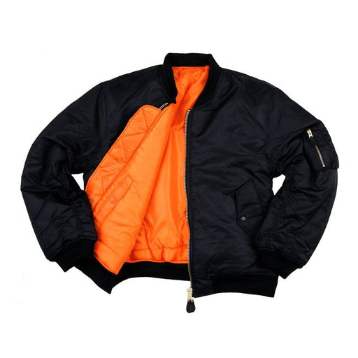 MA-1 BOMBER FLIGHT JACKET BLACK - MALE; EU SIZE S<br><br>Part #545526 - hogparts-uk.myshopify.com