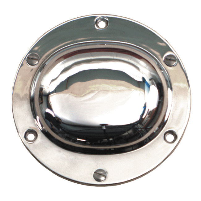 MCS Antique Style Derby Cover Plain. Chrome – 1970–1998 Big Twin