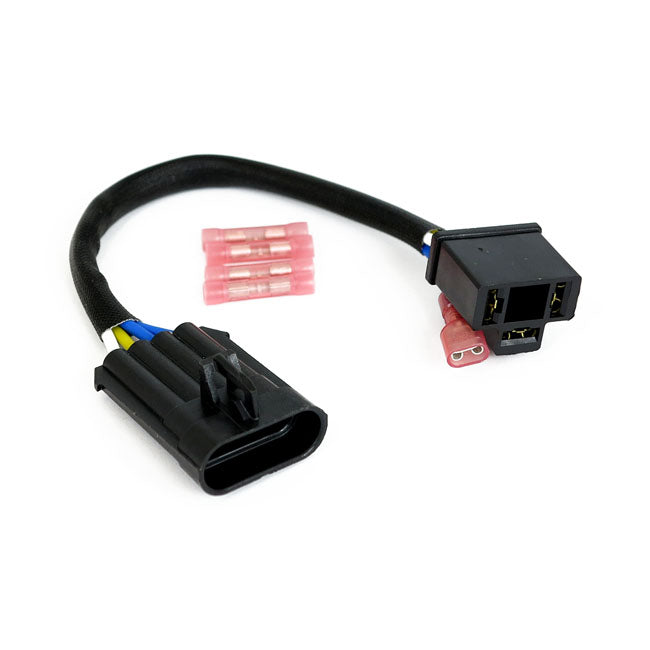 MCS LED Headlamp Adapter Harness for Tourings – 2014–2024 FLT/Touring; 2023–2025 Flhxse…