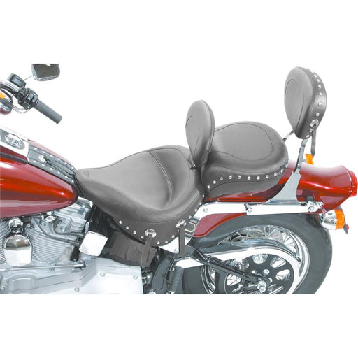 Wide-Style Solo Seat with Removable Backrest - Part #DS900233 - hogparts-uk.myshopify.com
