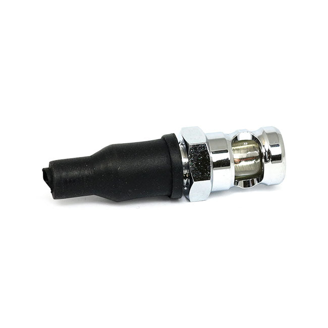 MCS Licence Plate Light Mount Bolt. Grooved. Chrome
