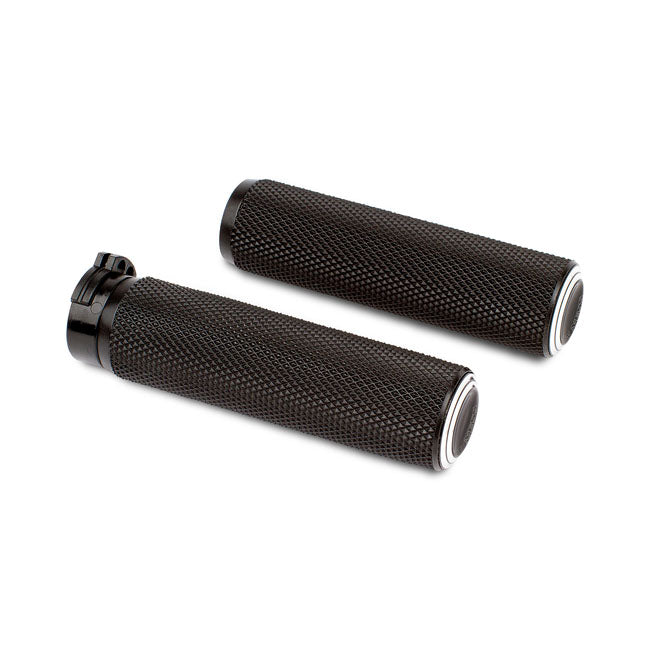 Arlen Ness Dual Ring Fusion Grips Black – 1974–2022 H-D with Single or Dual…