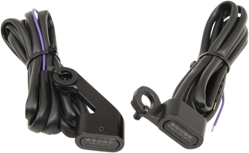 Drag Specialties Lights Marker Handlebar Black/Smoke Led - Part #20402143 - Hogparts UK