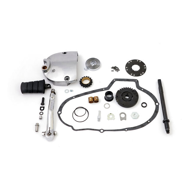 MCS Sportster Kick Start Kit. Polished – 1973–1976 Xlch