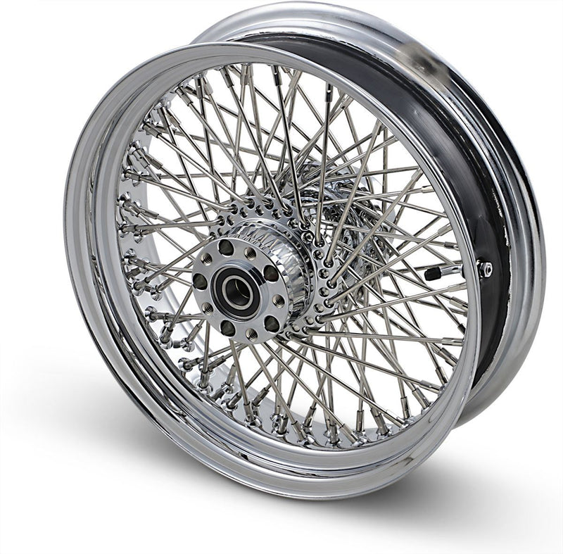 Drag Specialties Rear Wheel 16X3.5 80-Spoke Chrome - Part #02040360 - Hogparts UK