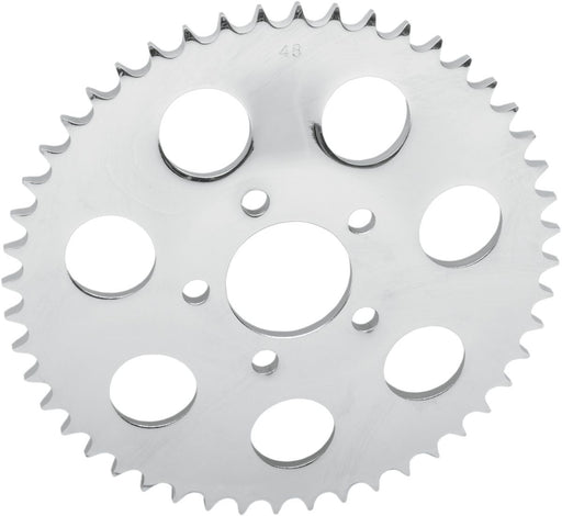 Drag Specialties Rear Chain Sprocket 530 Dished 51T Steel/Chrome - Part #12100369 - Hogparts UK