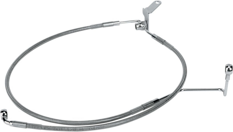 Drag Specialties Rear Brake Line Stainless Steel 3" Extended - Part #17410708 - Hogparts UK