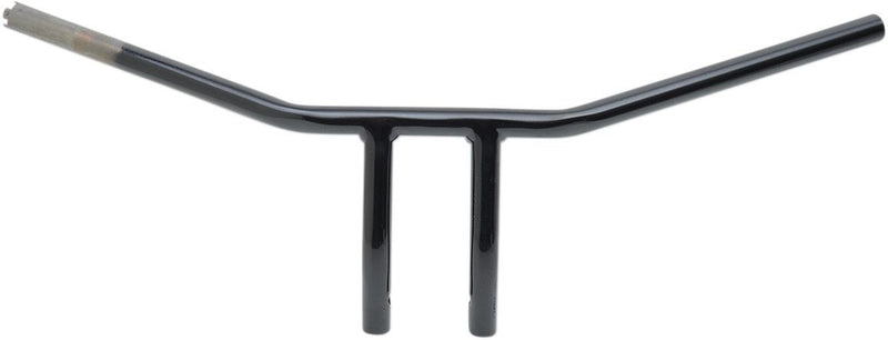 Drag Specialties Handlebar 6" T-Bar Drilled Black TBW - Part #06014225 - Hogparts UK