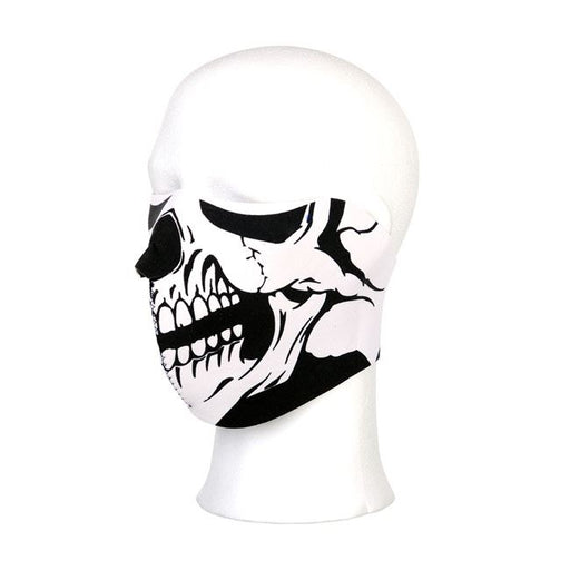 HALF FACE WHITE SKULL FACE MASK - <br><br>Part #545664 - Hogparts UK