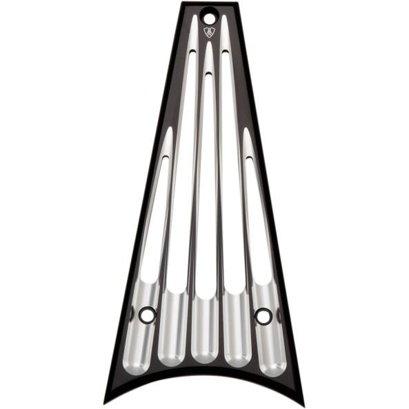 Arlen Ness Frame Grill Deep Cut Black - Part #101971 - Hogparts UK