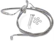 Drag Specialties Front Brake Line Stainless Steel Extended 6" - Part #17412631 - Hogparts UK