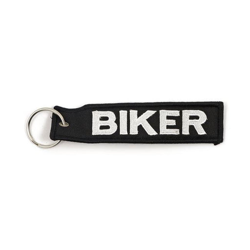 KEY RING BIKER, BLACK WHITE - <br><br>Part #545471 - hogparts-uk.myshopify.com