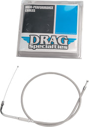 Stainless Braided Throttle Cable - Part #06501099 - Hogparts UK