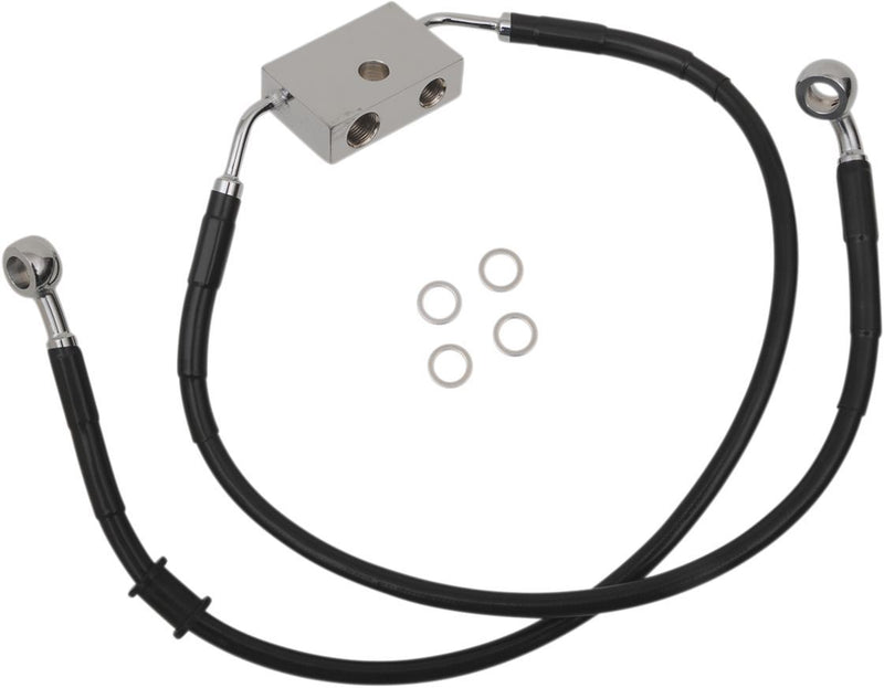 Drag Specialties Frt Brake Line Xl Bk +4 - Part #17415291 - Hogparts UK
