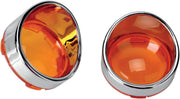Drag Specialties Replacement Lens Oem Deuce-Style Amber W/ Visor - Part #20200397 - Hogparts UK