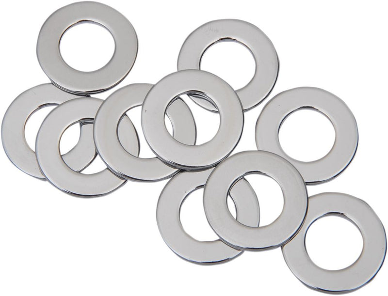 Drag Specialties Flat Washer 0.53125"I.D. 0.171875" Thickness Chrome - Part #DS192392 - Hogparts UK