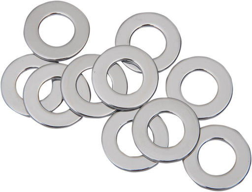 Drag Specialties Flat Washer 0.53125"I.D. 0.171875" Thickness Chrome - Part #DS192392 - Hogparts UK