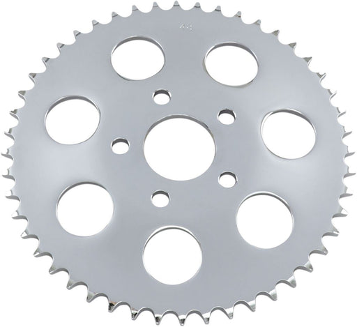 Drag Specialties Rear Chain Sprocket Dished 48T Steel/Chrome - Part #12100608 - Hogparts UK