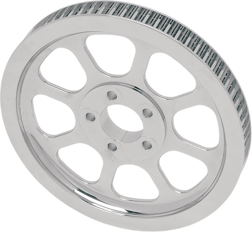 Drag Specialties Rear Belt Pulley Chrome 70T - Part #12010003 - Hogparts UK