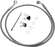 Drag Specialties Front Brake Line Stainless Steel Extended 6" - Part #17412641 - Hogparts UK