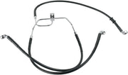 Drag Specialties Front Brake Line Black Vinyl Coated Stainless Steel Extended 6" - Part #17412909 - Hogparts UK