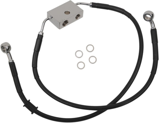 Drag Specialties Frt Brake Line Xl Bk +2 - Part #17415289 - Hogparts UK