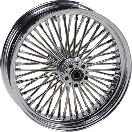 Drag Specialties Fat Daddy Front Wheel 18X3.5 Dual-Disc Chrome - Part #02030252 - Hogparts UK
