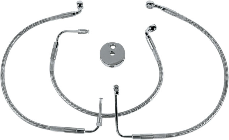 Drag Specialties Front Brake Line Stainless Steel - Part #12042755 - Hogparts UK