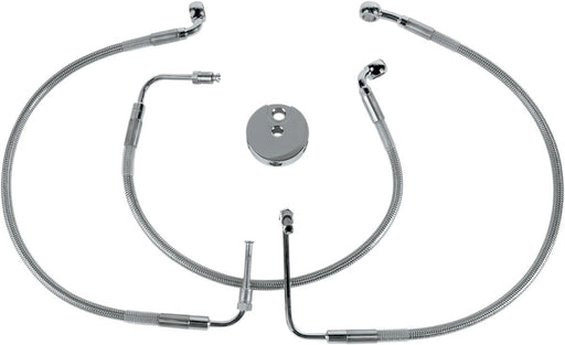 Drag Specialties Front Brake Line Stainless Steel - Part #12042755 - Hogparts UK