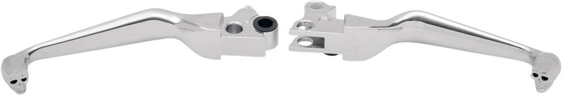 Drag Specialties Skull Lever Set Chrome - Part #06100145 - Hogparts UK