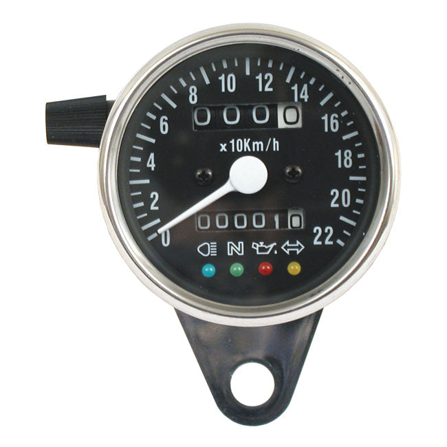 MCS LED Mini Speedo 2:1 Kmh. Chrome with Black Face Plate – Most Models with Front Wheel Drive; Some…