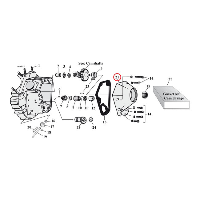 MCS OEM Style L73-92 Cam Cover, Polished – L1973–1992 Big Twin