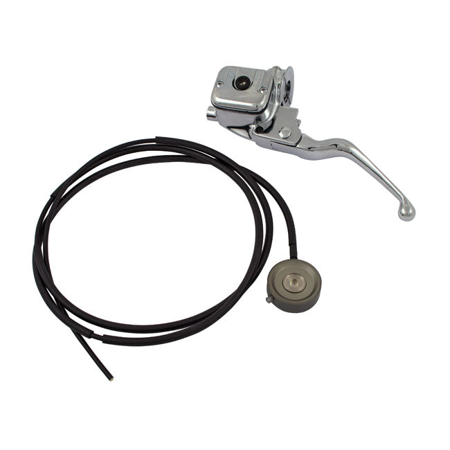 MCS Hydraulic Clutch Conversion Kit. Chrome – 1996–2006 Softail; 1996–2005 Dyna