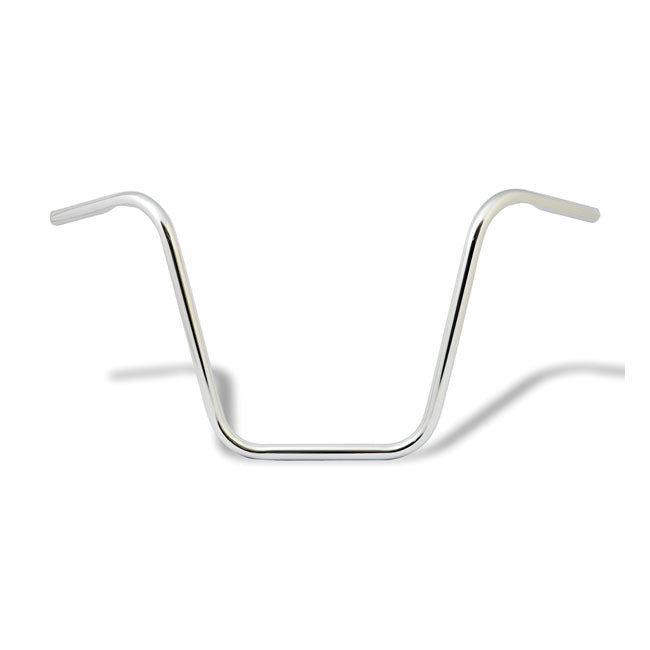 MCS Apehanger Handlebar, 16" Rise, 1" Chrome – 1982–2022 H-D with 1" I.d. Risers
