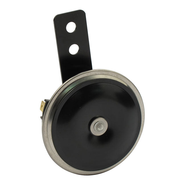 MCS Custom Disc Horn. Round 72 mm. Low Tone. Chrome / Black