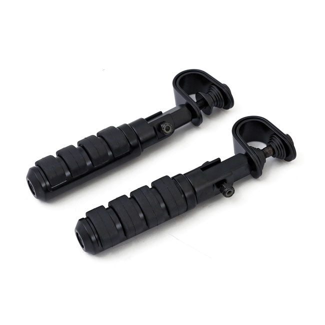 MCS Comfort Foot Peg Set. Clamp-On. Black – Universal