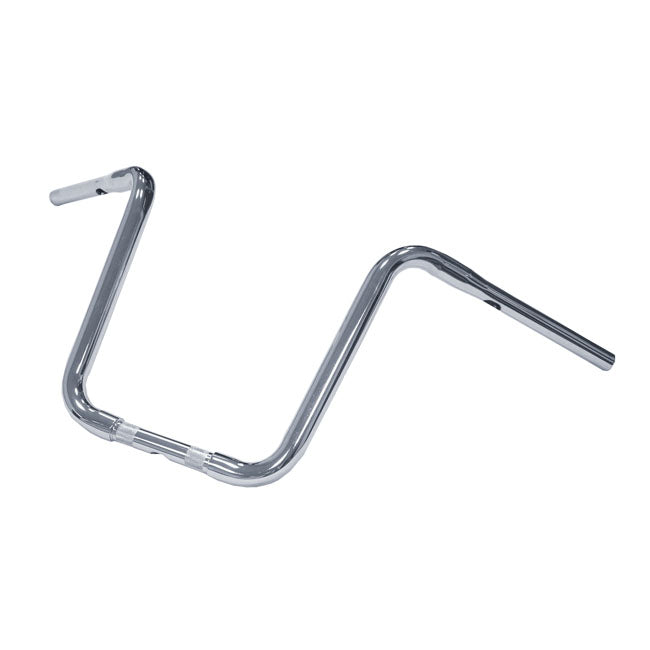 MCS 1-1/4" Apehanger Narrow Body, 17" Rise, Chrome – 1982–2024 H-D Mech. & E-Throttle with 1"…