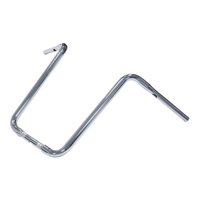 MCS 1-1/4" Apehanger Narrow Body, 19" Rise, Chrome – 1982–2024 H-D Mech. & E-Throttle with 1"…