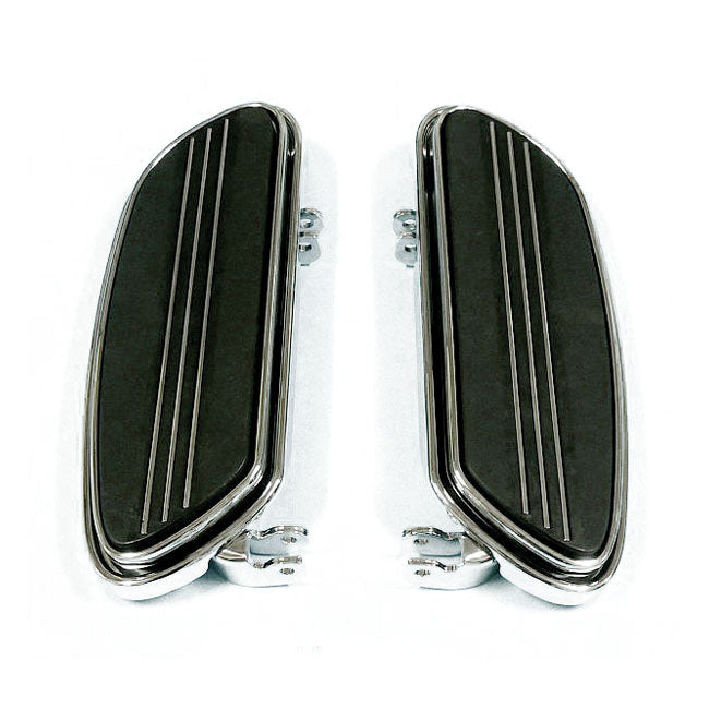 MCS Runway Rider Floorboards, 1" Extended. Chrome – 2002–2026 FLT/Touring; 1997–2001…