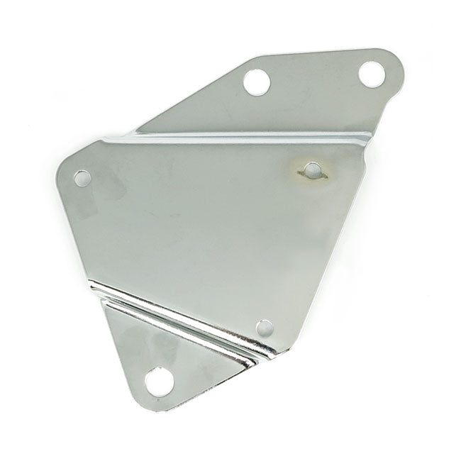 MCS Tool Box Mounting Bracket Kit. Chrome – 1984–1999 Softail